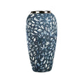 SOGA 35x17cm Blue Large Ceramic Flower Vase Elegant Living Room Home Decor
