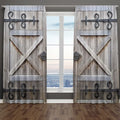 Waterproof Vintage Door Curtains with Timeless Appeal