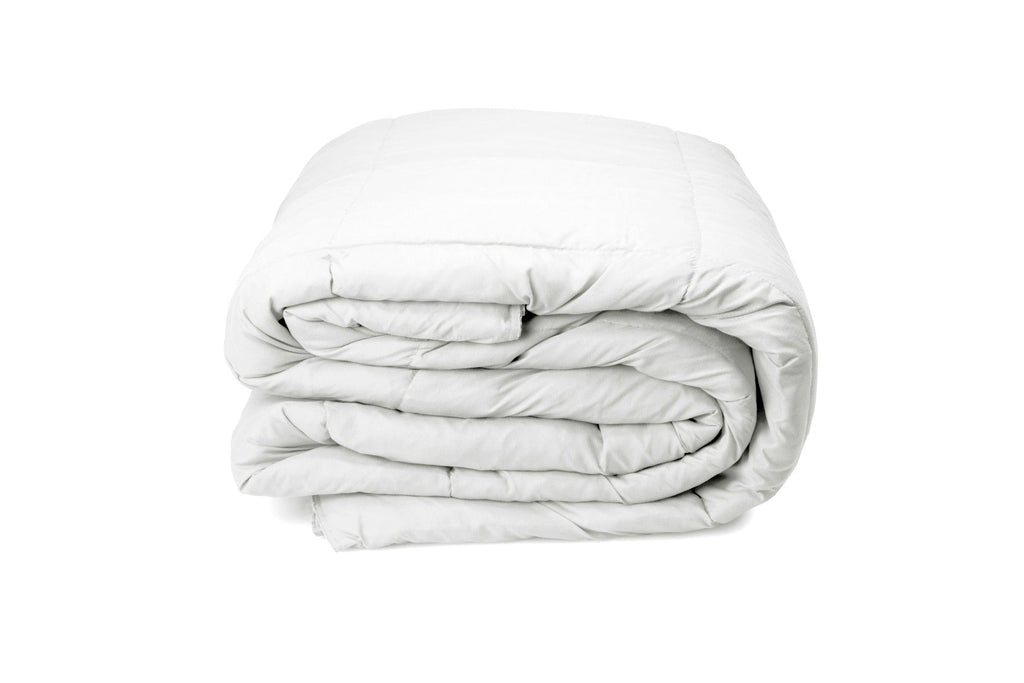NNEDSZ Comfort 350GSM Luxury Soft Bamboo All-Seasons Quilt Duvet Doona All Sizes Double White