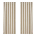 Artiss 2X Blockout Curtains Eyelet 240x230cm Beige