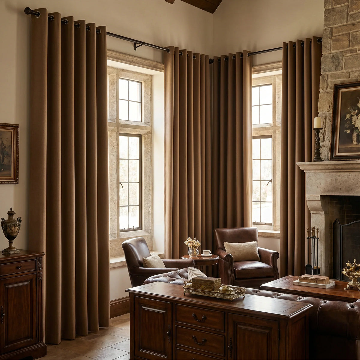 Modal Heavyweight Cotton Blackout Curtains