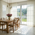 Custom Semi-Sheer Lace Voile Curtains