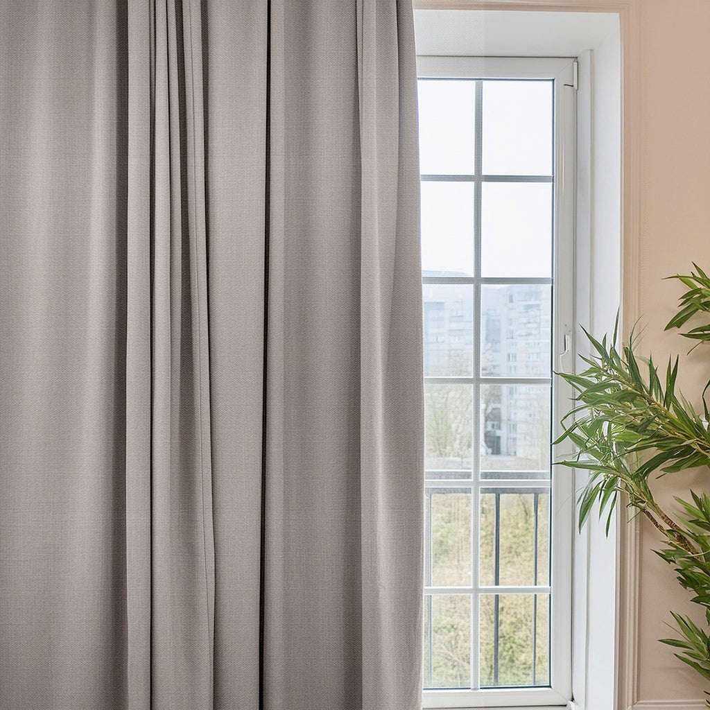 Linen Gray Curtain