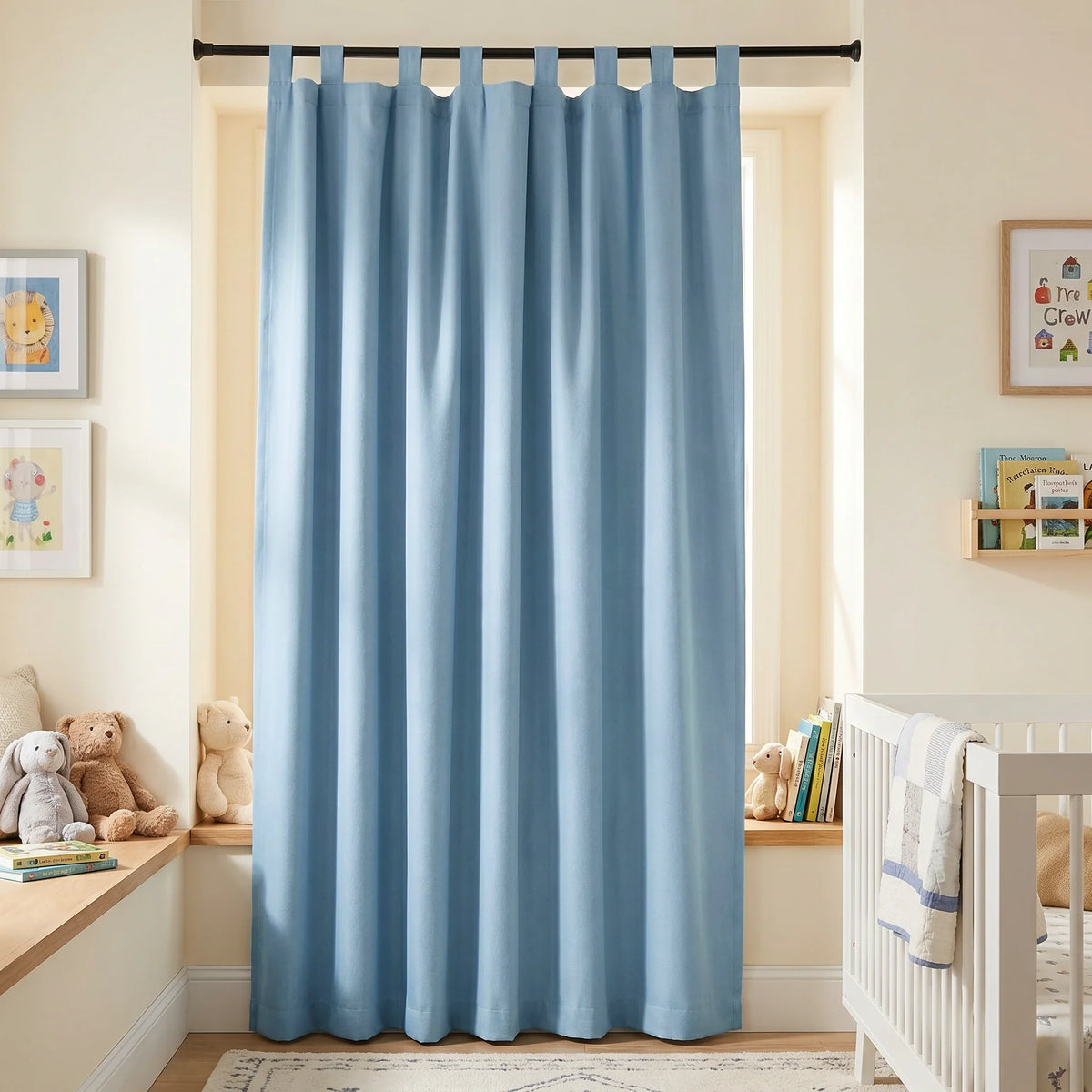 Custom Luxury Silk-Fiber Blackout Curtains