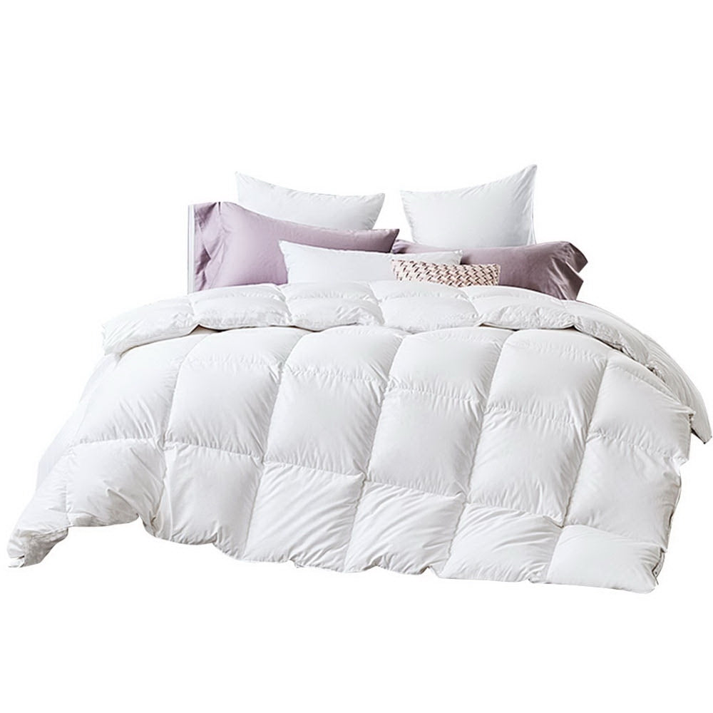 NNEDSZ  Duck Down Feather Quilt 700GSM Blanket Duvet Cover Doona Winter Queen