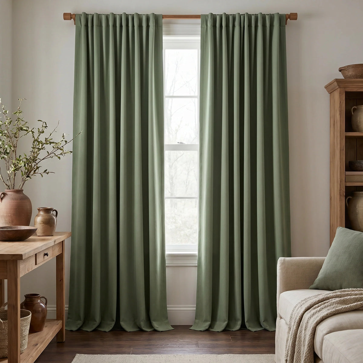 Modal Heavyweight Cotton Blackout Curtains