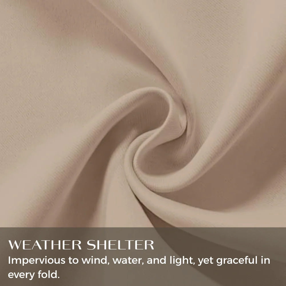 Grommet Top Waterproof Outdoor Curtain