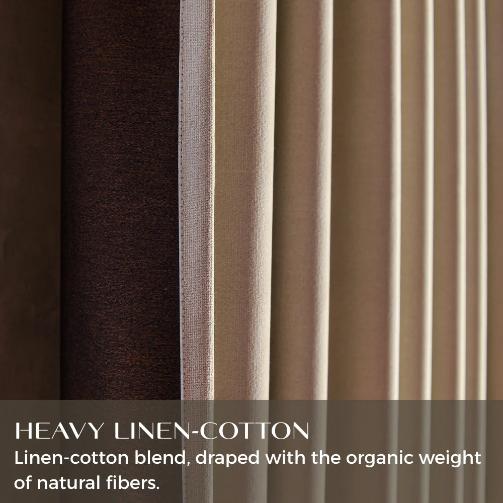 Modal Heavyweight Cotton Blackout Curtains