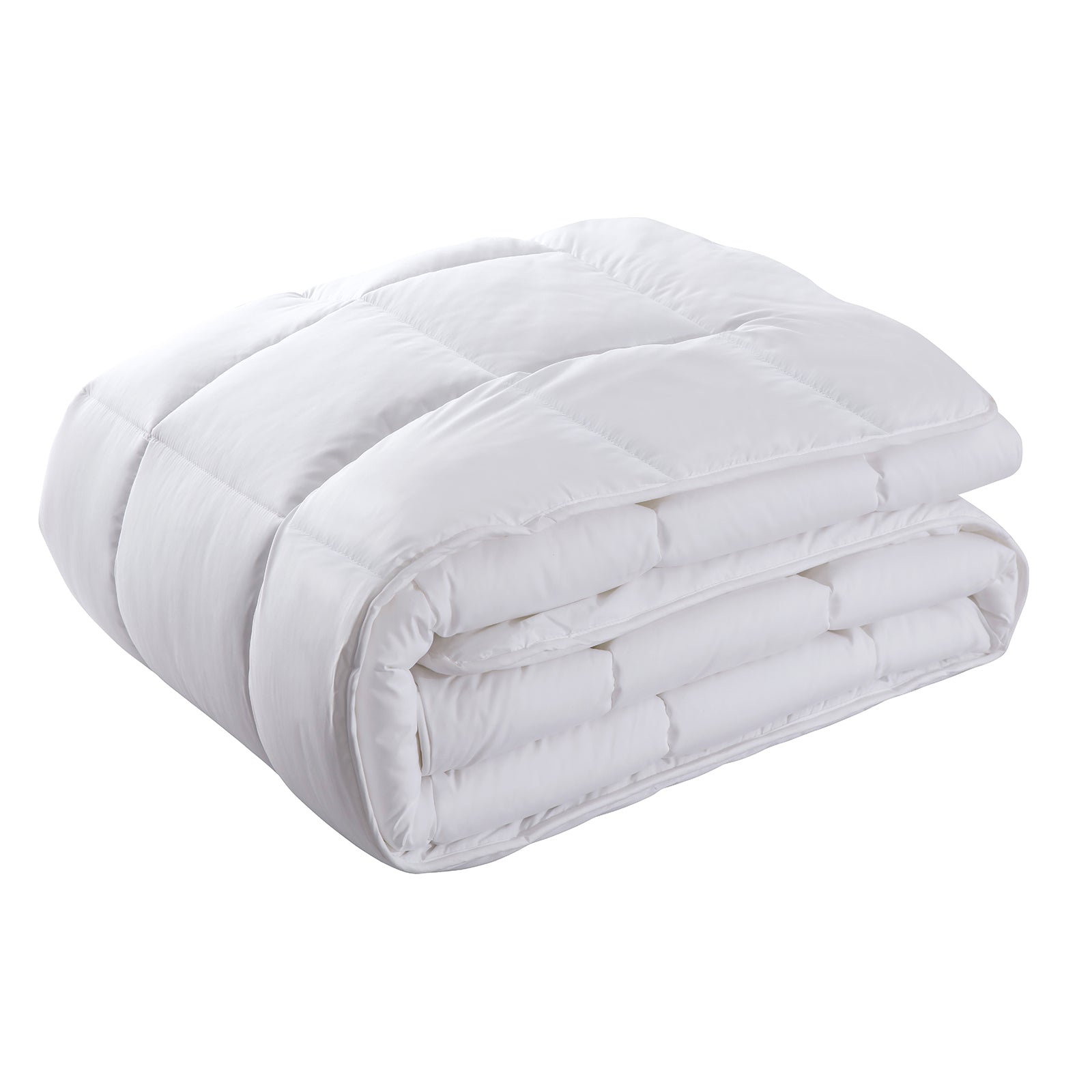 NNEDSZ Comfort 800GSM Silk Blend Quilt Duvet Ultra Warm Winter Weight Doona Single White