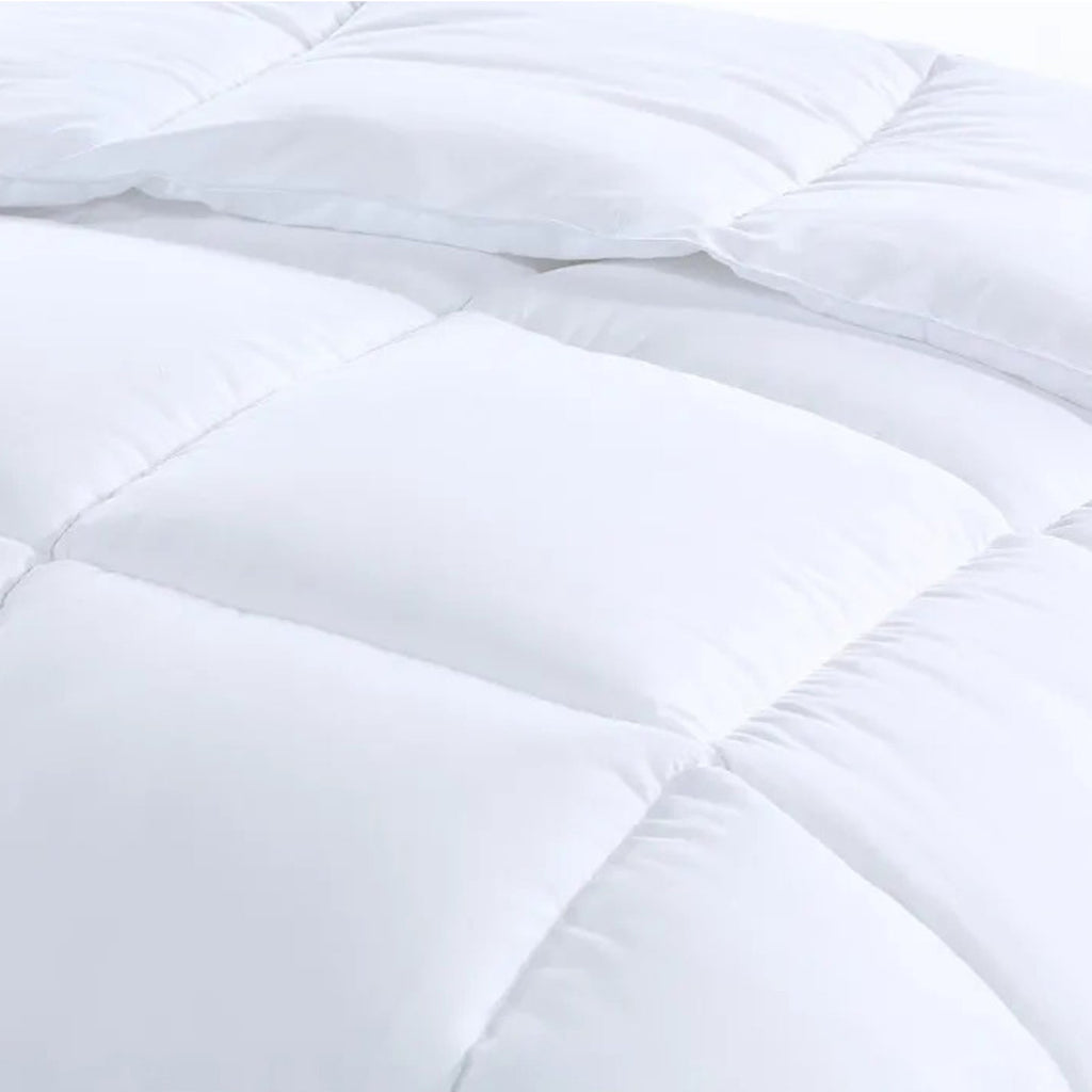 NNEDSZ Comfort 800GSM Silk Blend Quilt Duvet Ultra Warm Winter Weight Doona Double White