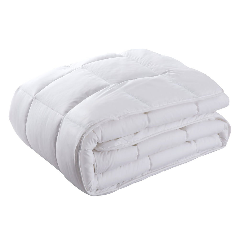 NNEDSZ Comfort 800GSM Silk Blend Quilt Duvet Ultra Warm Winter Weight Doona Queen White