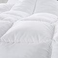 NNEDSZ Comfort Quilt 50% Duck Down 50% Duck Feather 233TC Cotton Pure Soft Duvet Single White
