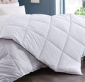 NNEDSZ Comfort 350GSM Luxury Soft Bamboo All-Seasons Quilt Duvet Doona All Sizes Super King White