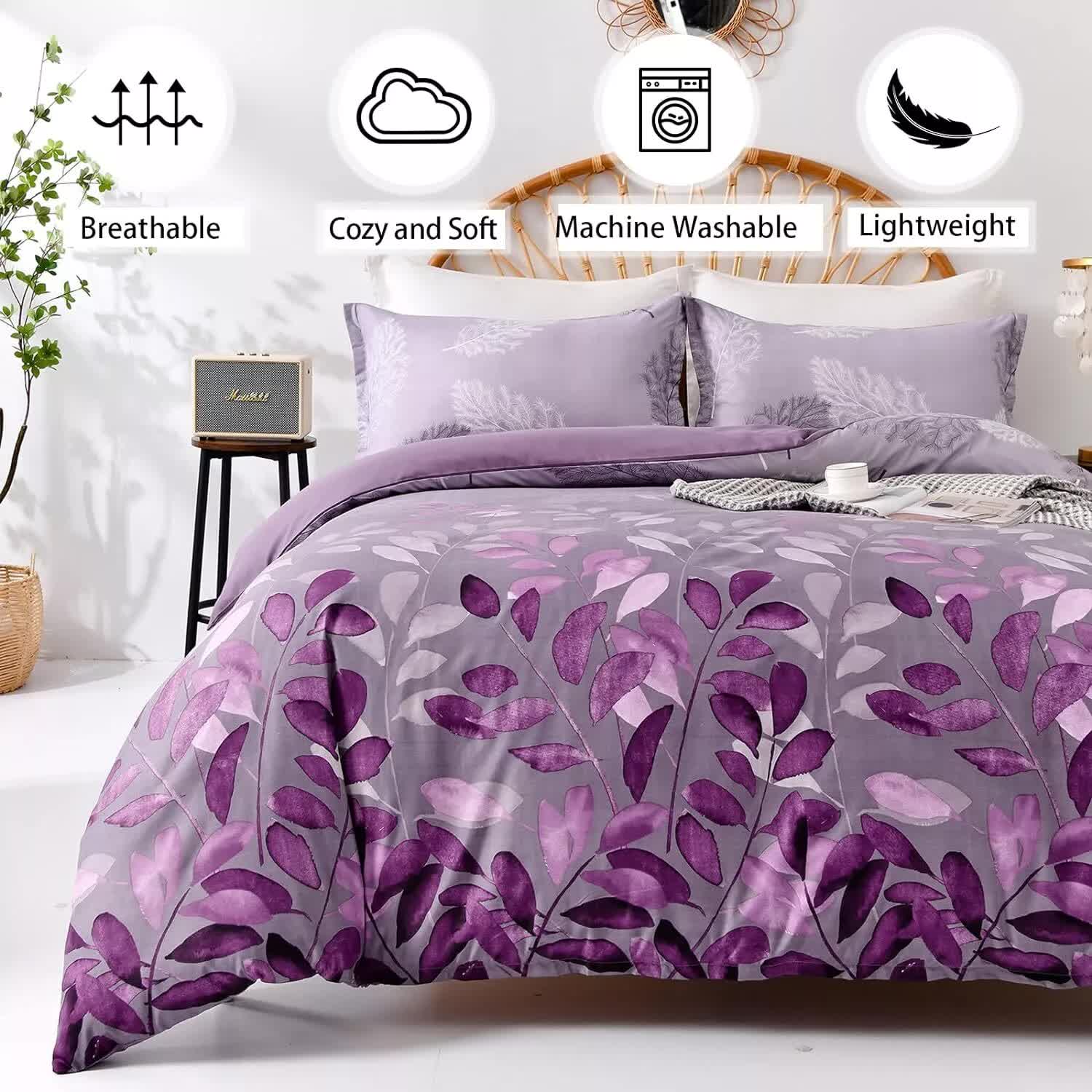 NNEDSZ Soft Haven 3-Piece Duvet Cover Set - Long-Lasting Comfort-King