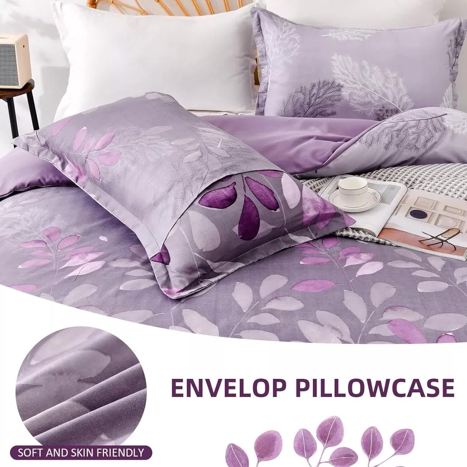 NNEDSZ Soft Haven 3-Piece Duvet Cover Set - Long-Lasting Comfort-King