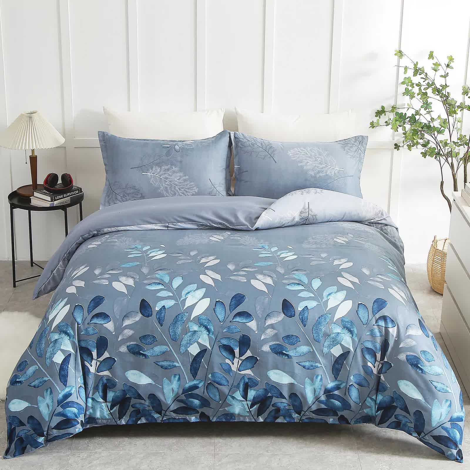 NNEDSZ Timeless Design Plaid Duvet Cover Set - Lightweight-King