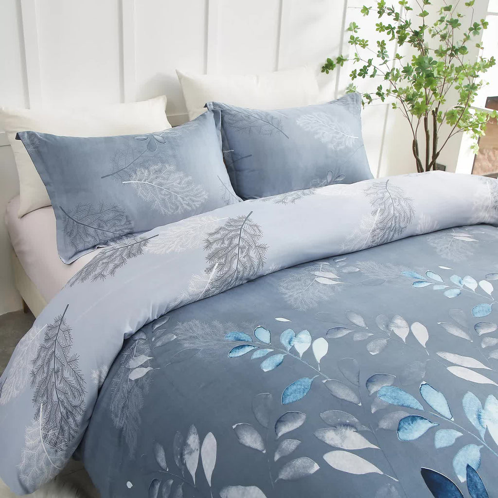 NNEDSZ Timeless Design Plaid Duvet Cover Set - Lightweight-King