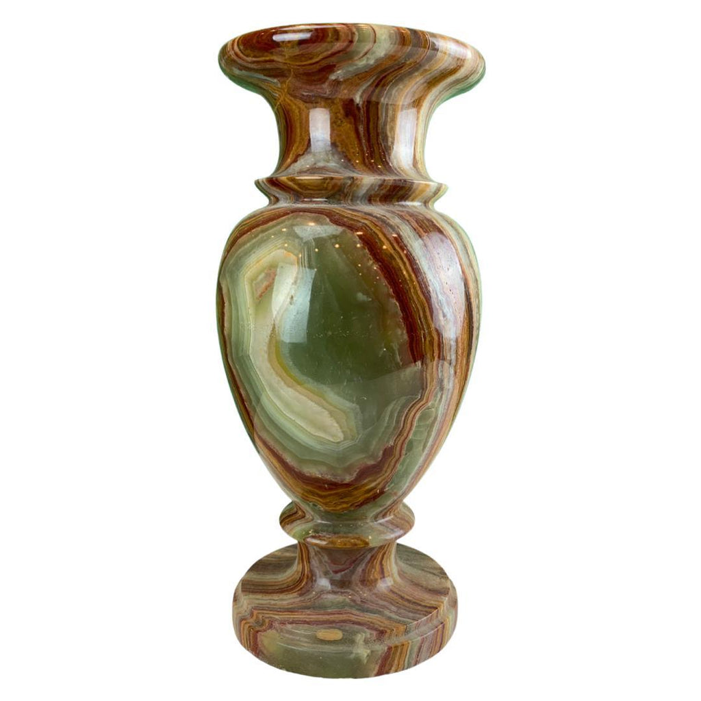Canvello Transitional Large Italian Honey Marble Vase