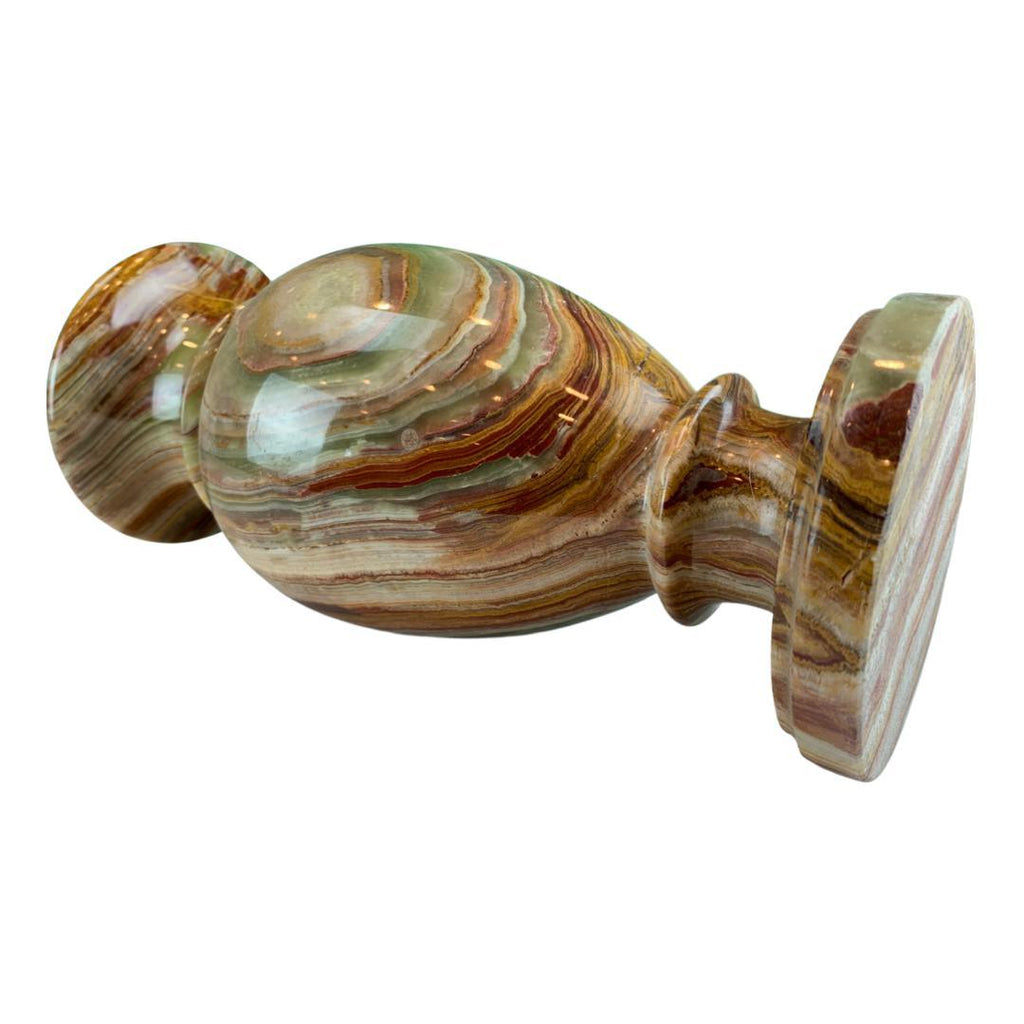 Canvello Transitional Large Italian Honey Marble Vase
