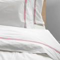 Tracks - Linen Cotton Embroidered Edge Duvet Cover Sets