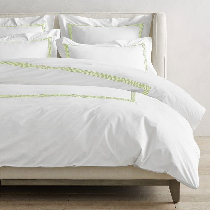 Maze - Cotton Sateen Embroidered Edge Duvet Cover Sets