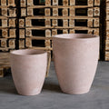 Vessara | Blushstone – 55cm Extra Large Concrete Vase Planter – 38L Tall Plant Pot