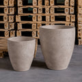 Vessara | Truffle – 55cm Extra Large Concrete Vase Planter – 38L Tall Plant Pot